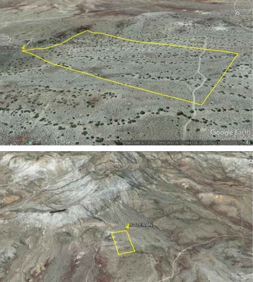 20-acre lode gold and gem mining claim - Mining claim photo